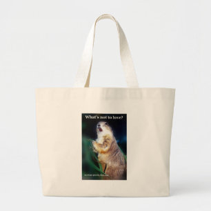 Keystone Prairie Dogs what's not to love? Large Tote Bag