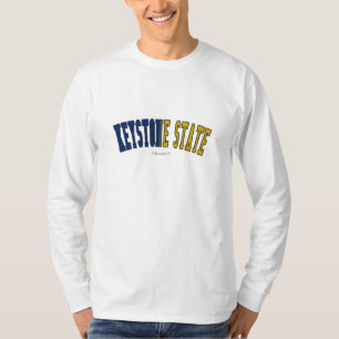 Keystone State in state flag colors T-Shirt