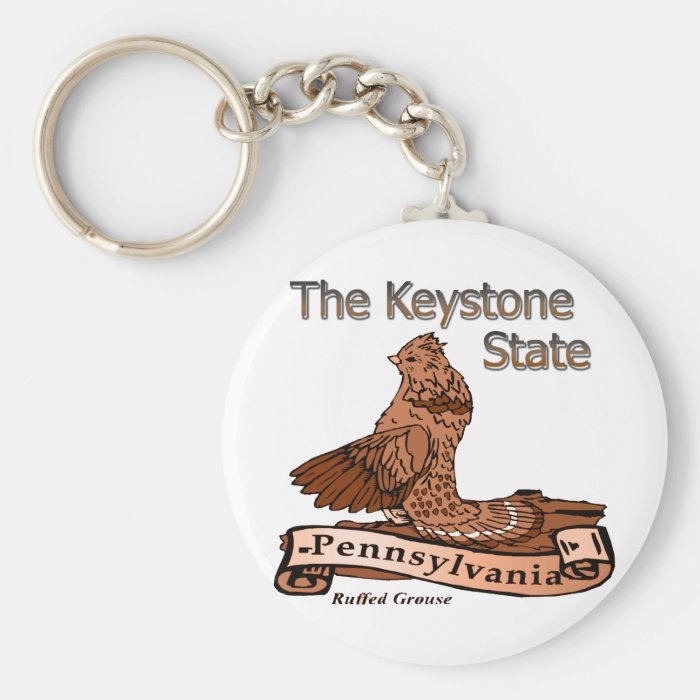 Keystone State Pennsylvania State Bird Key Chain
