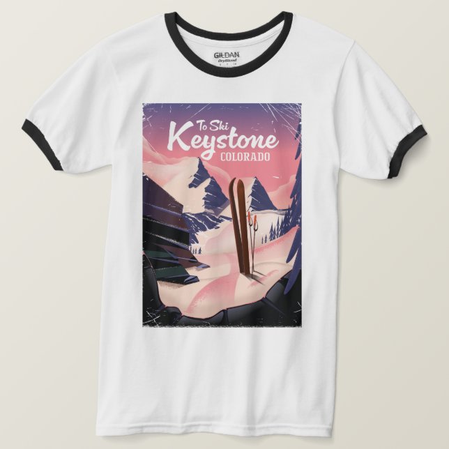 Keystone to ski T-Shirt (Design Front)