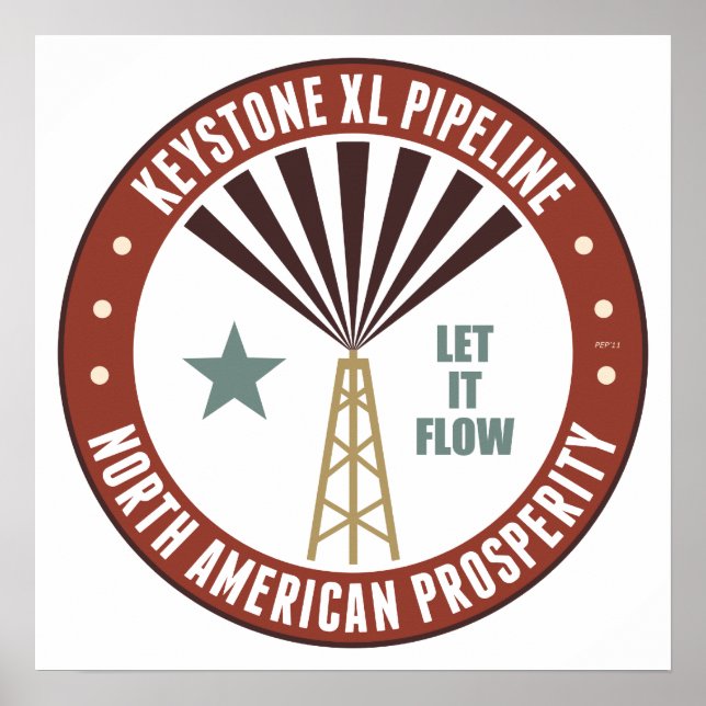 Keystone XL Pipeline Poster (Front)