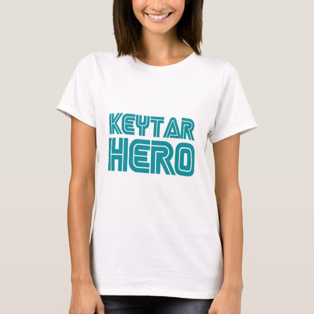 Keytar Hero Gamer wackiest best seller T-Shirt (Front)