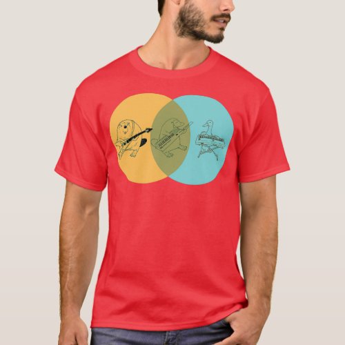 Keytar Platypus Venn Diagram OGB T_Shirt