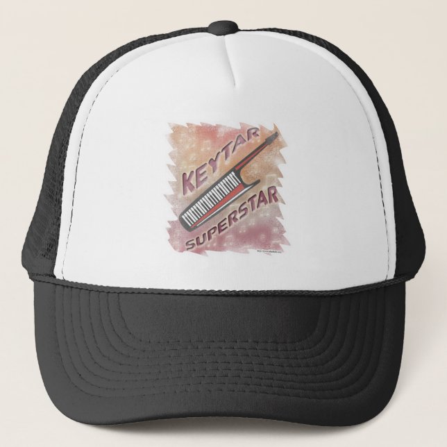 Keytar Superstar Trucker Hat (Front)