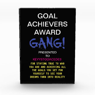 KEYYSTODACEDES ACRYLIC AWARD