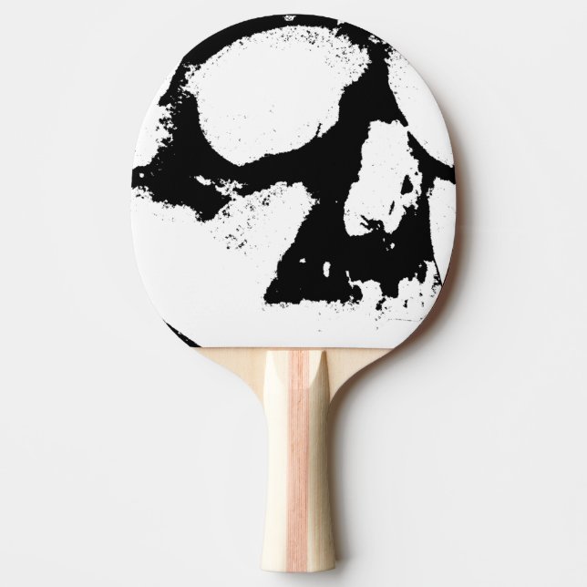 kfd - skulls&bones - table tennis racquet Ping-Pong paddle (Front)