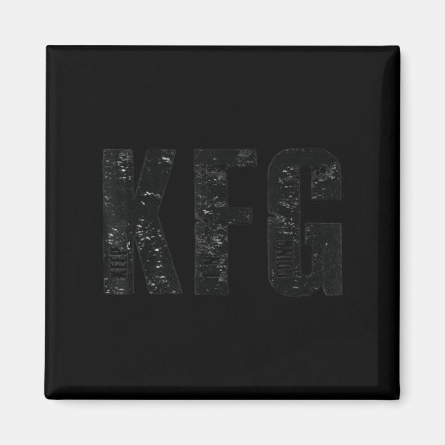 Kfg Keep F'n Going Military Style  Magnet (Front)
