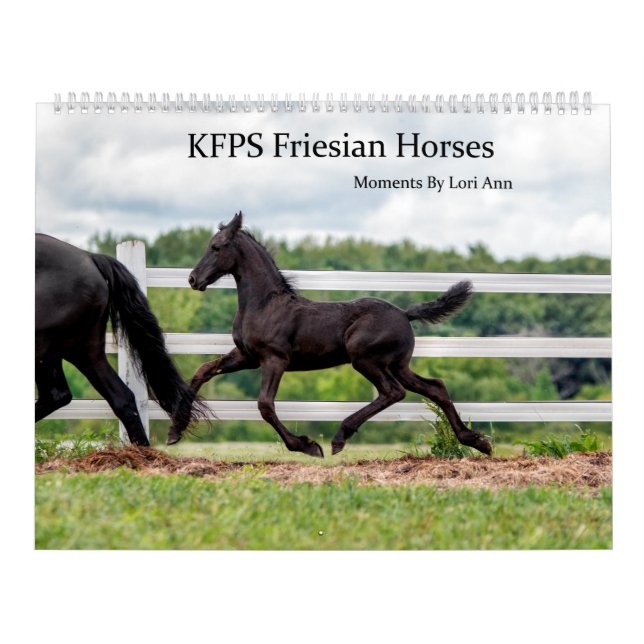 KFPS Friesian Horses Calendar (Cover)