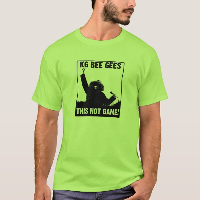 KG BEE GEES, rock the continent! T-Shirt (Front)