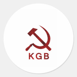 KGB CLASSIC ROUND STICKER
