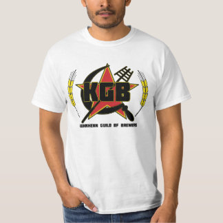 KGB color logo tee