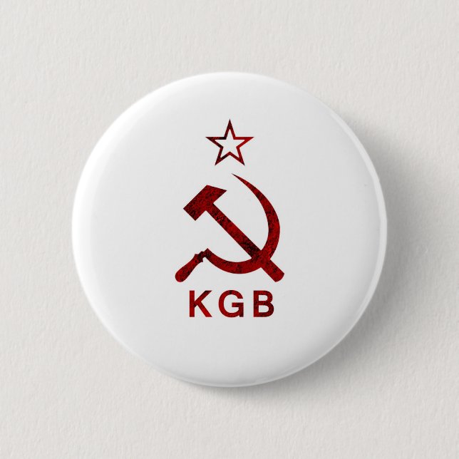 KGB Grunge Button (Front)