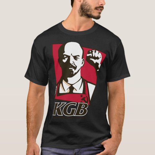 KGB Lenin Putin Soviet Russia Propaganda NKVD Revo T_Shirt