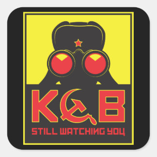 KGB SQUARE STICKER
