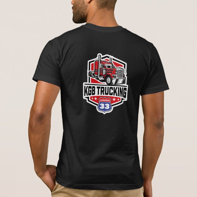 KGB Trucking Official TShirt (Back)
