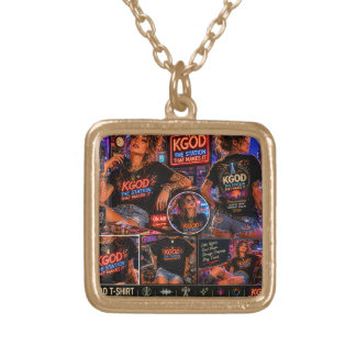 KGOD Radio Late Night Gold Plated Necklace