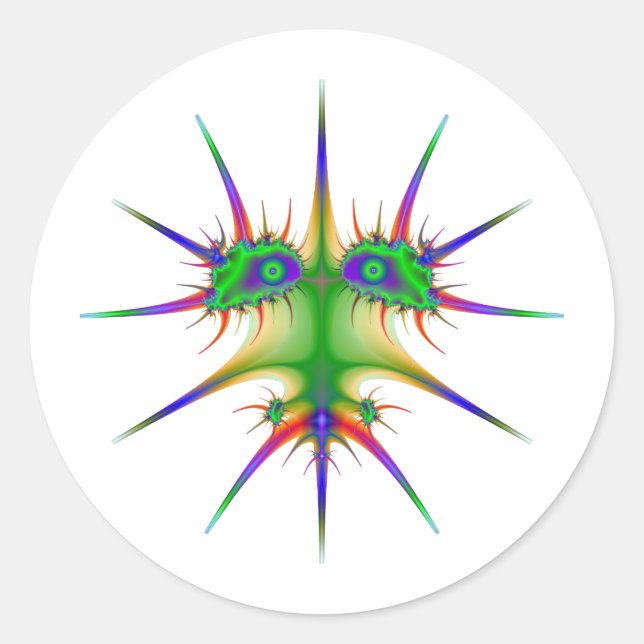 Khabarovsk Bug Classic Round Sticker (Front)