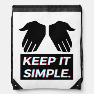 khaby lame simple drawstring bag