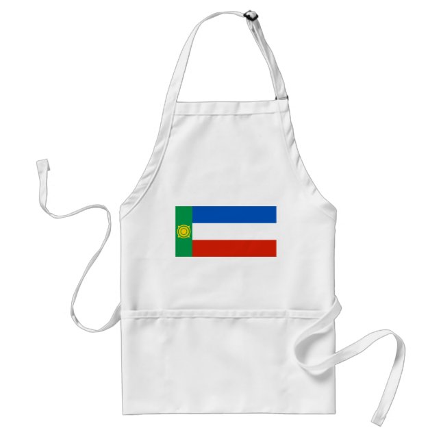 Khakassia Flag Adult Apron (Front)