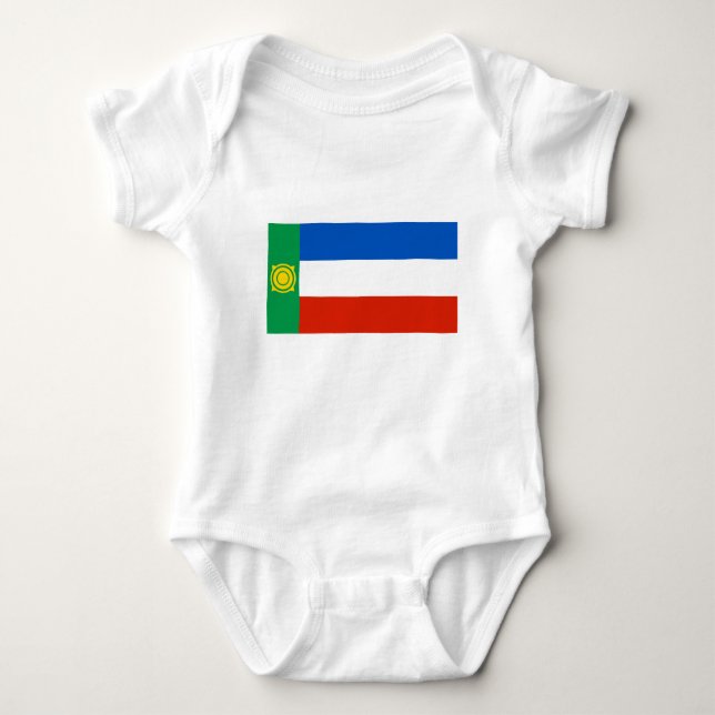 Khakassia Flag Baby Bodysuit (Front)