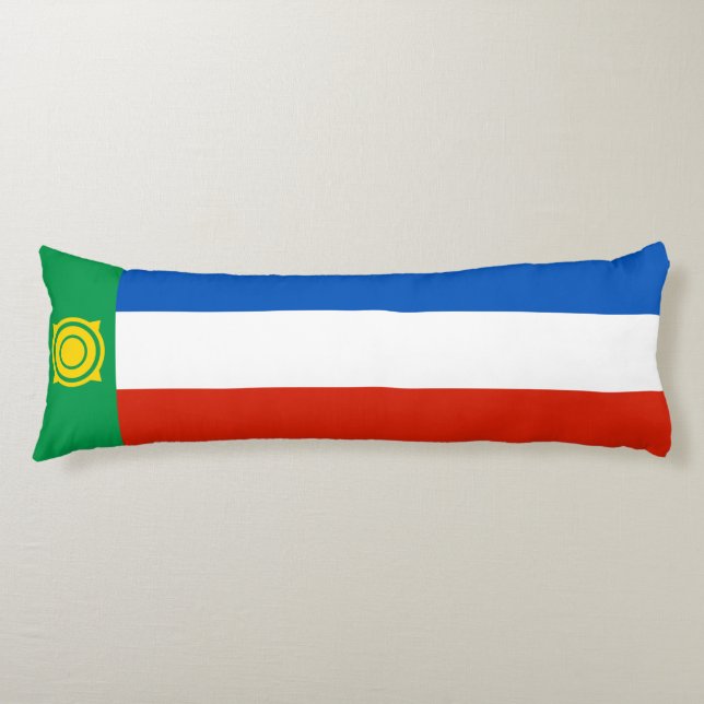 Khakassia Flag Body Pillow (Front)