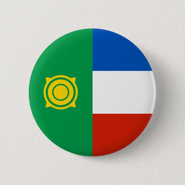 Khakassia Flag Button (Front)