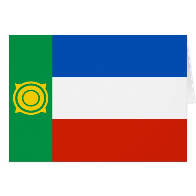 Khakassia Flag Cards (Front Horizontal)