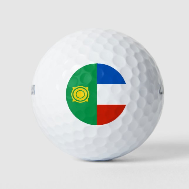 Khakassia Flag Golf Balls (Front)