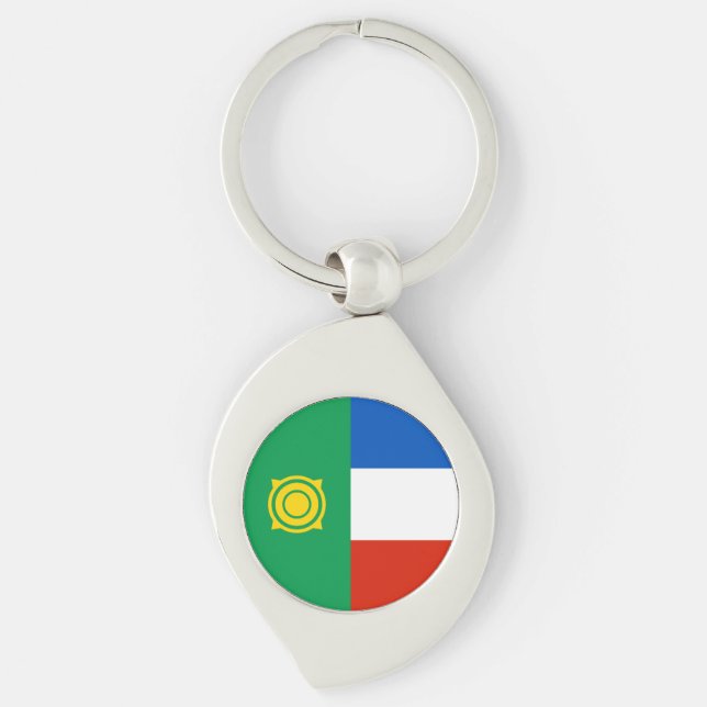 Khakassia Flag Keychain (Front)