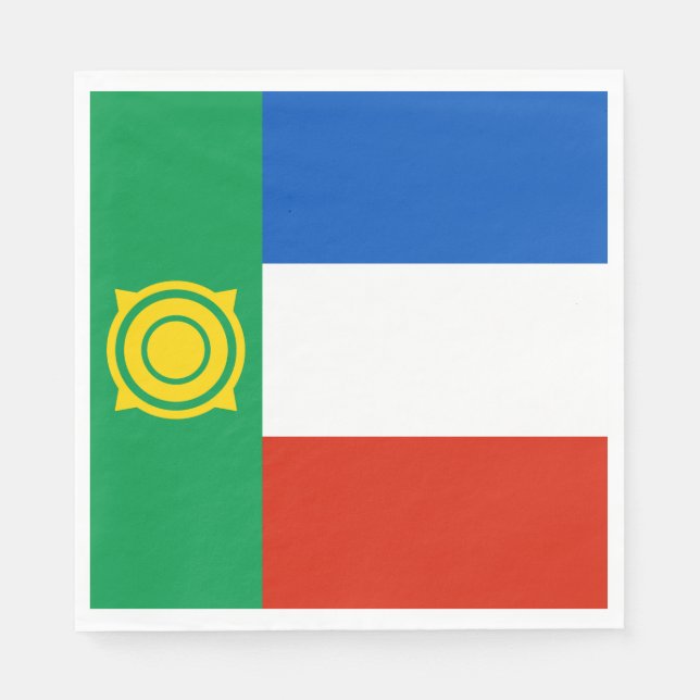 Khakassia Flag Napkins (Front)