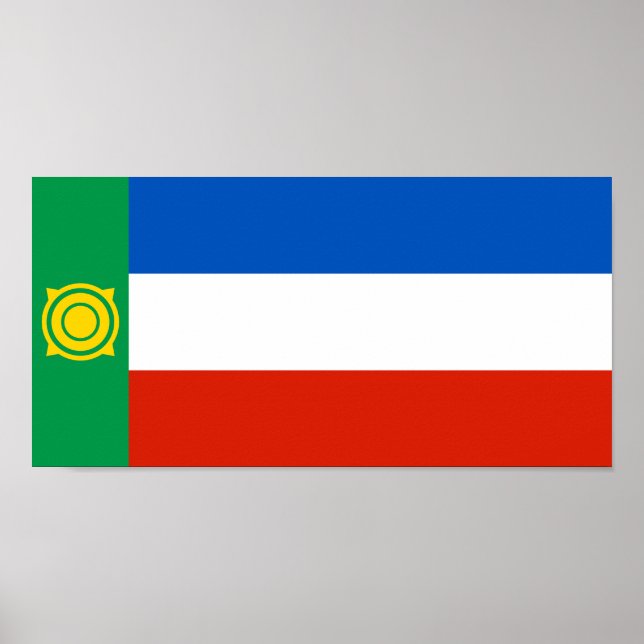 Khakassia Flag Poster (Front)