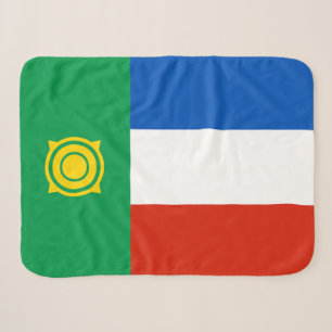 Khakassia Flag Sherpa Blanket