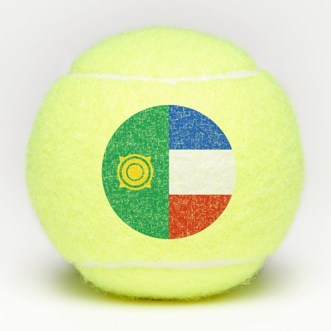 Khakassia Flag Tennis Balls (Front)