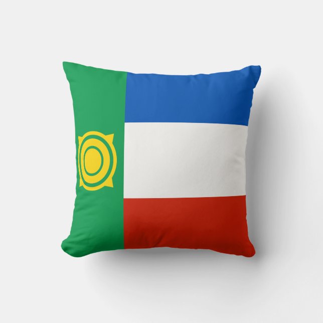 Khakassia Flag Throw Pillow (Front)