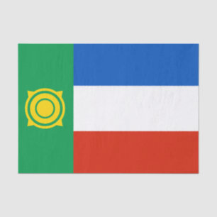 Khakassia Flag Tissue Paper
