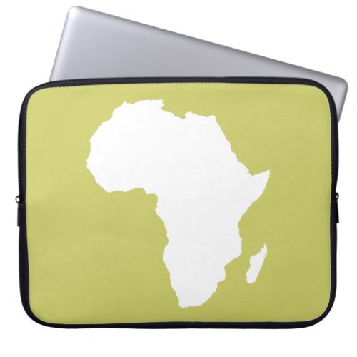 Khaki Audacious Africa Laptop Sleeve
