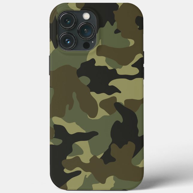 Khaki Camo Military Camouflage Cool Manly Case-Mate iPhone Case (Back)
