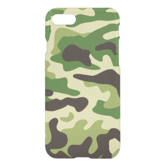 Khaki camouflage pattern iPhone SE/8/7 case