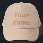 Khaki CUSTOMIZABLE Trucker Hat<br><div class="desc">Step up your fashion game with our Khaki CUSTOMIZABLE Trucker Hat, designed for those who appreciate versatility and style. Crafted from premium materials, this hat offers a comfortable fit while providing a canvas for your creativity. Whether you want to add a personal logo, a catchy phrase, or your unique artwork,...</div>