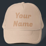 Khaki CUSTOMIZABLE Trucker Hat<br><div class="desc">Step up your fashion game with our Khaki CUSTOMIZABLE Trucker Hat, designed for those who appreciate versatility and style. Crafted from premium materials, this hat offers a comfortable fit while providing a canvas for your creativity. Whether you want to add a personal logo, a catchy phrase, or your unique artwork,...</div>