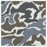 Khaki Grey Camo Military Fabric