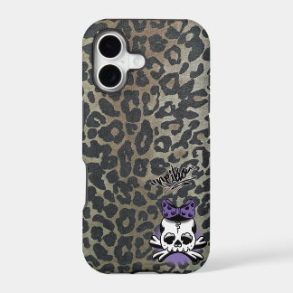 Khaki Leopard Dokuro Chan iPhone 17 Case