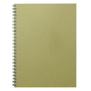 Khaki solid color notebook