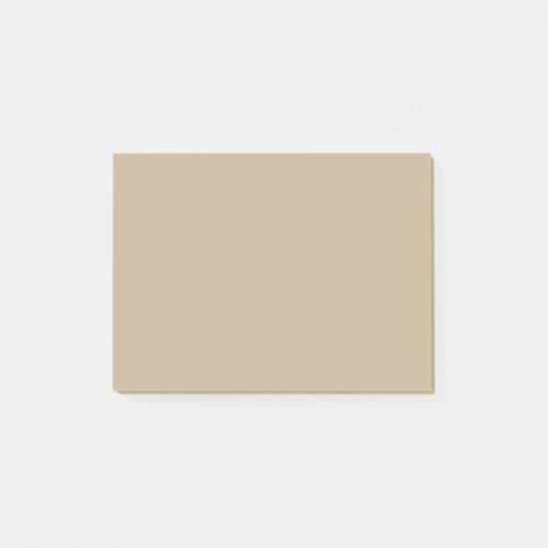 Khaki Solid Color Post_it Notes