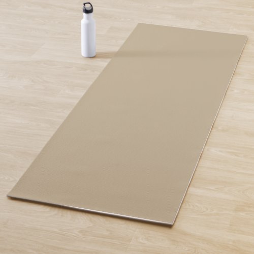 Khaki Solid Color Yoga Mat