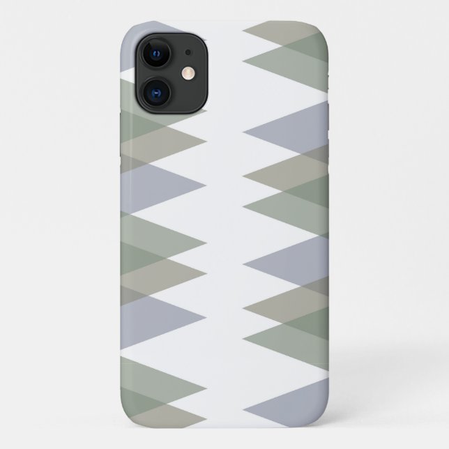 Khaki triangles Case-Mate iPhone case (Back)