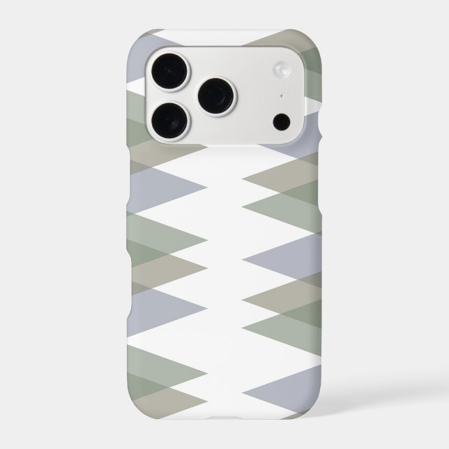 Khaki triangles Case-Mate iPhone case (Back)