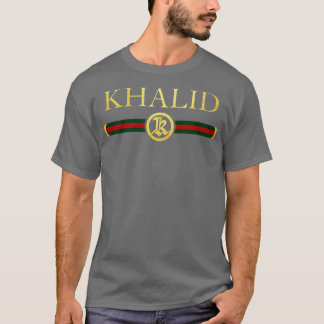 Khalid Name Personalized Royal Luxury Gift Men Wom T-Shirt