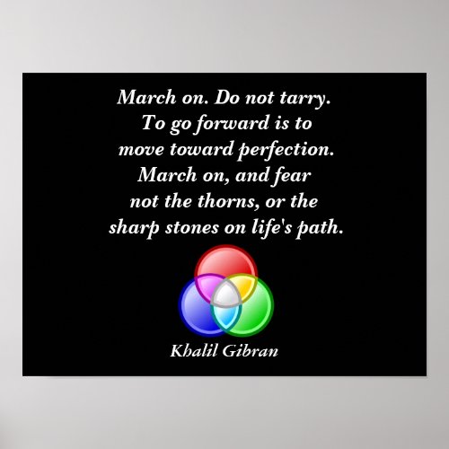 Khalil Gibran quote _ art print