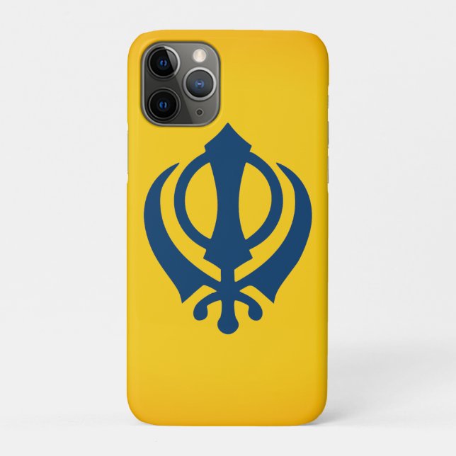Khalistan flag (proposed) Case-Mate iPhone case (Back)